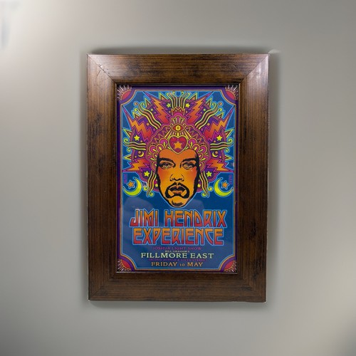 Framed iconic 1968 - , jimi