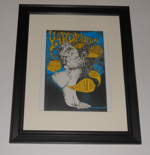 Framed yardbirds fillmore - framed,