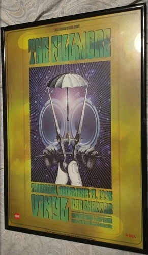 Framed poster fillmore vinyl - poster,